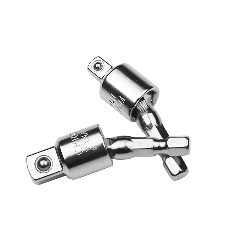 3 Stück 360 ° Luftschraubendreher Verbindungsstange 1/4 3/8 1/2 Elektroschlüssel Sechskantgriff auf Steckverbindung mit quadratischem Kopf