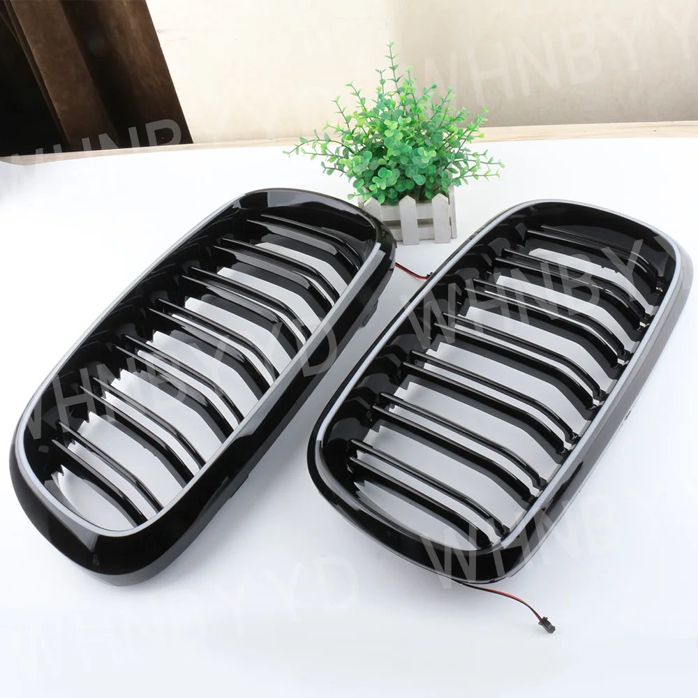 

for BMW X5 F15 LED Racing Grills High-Quality Front Radiator Kidney Bumper Upgrade Accessory xDrive 30i 35d 40i M50i 2014-2018
