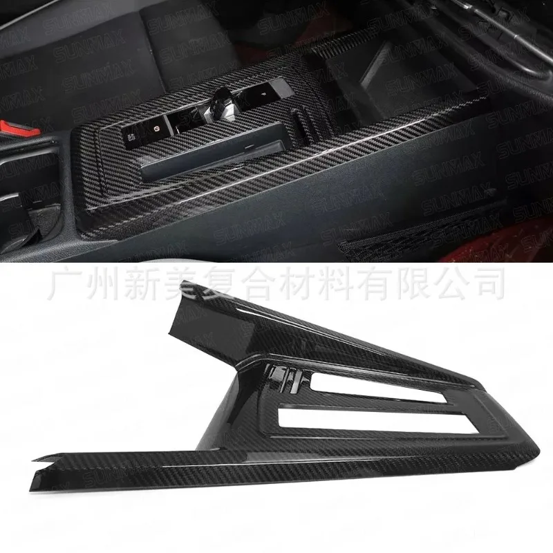 

For Volkswagen Golf 8 Real Dry Carbon Fiber central control panel cover trim decoration interior modification accessories