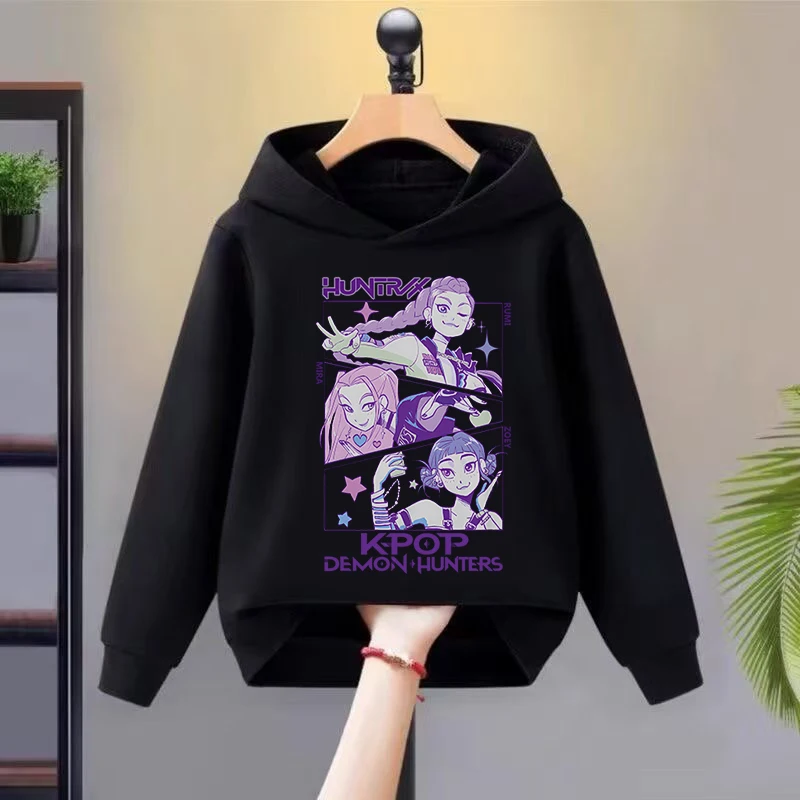 

2025 KidT-shirt K-Pop Demon Hunters The most popular and trendy hoodie set in Europe and AmericaHandsome