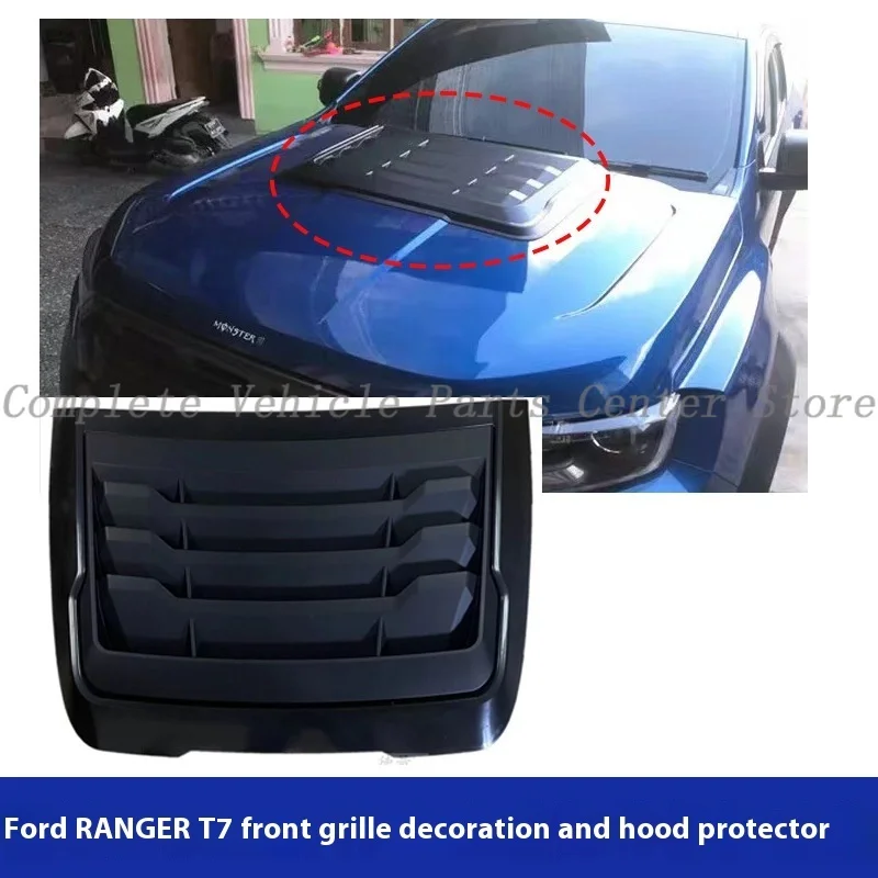 

High Quality Hood Trim For Ford Ranger T7 Front Cover Decoration Protective Panel