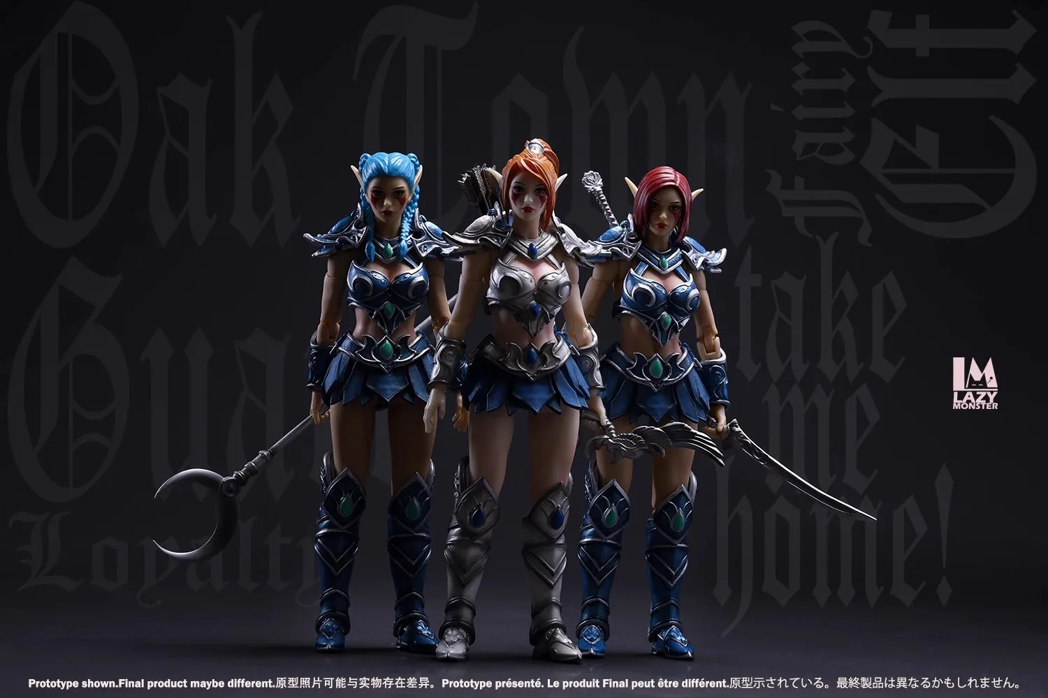 

Lazy Monster Studio 1/12 Scale Soldier Oak Town Elf Guard 17cm Action Figure Model Toys In Stock