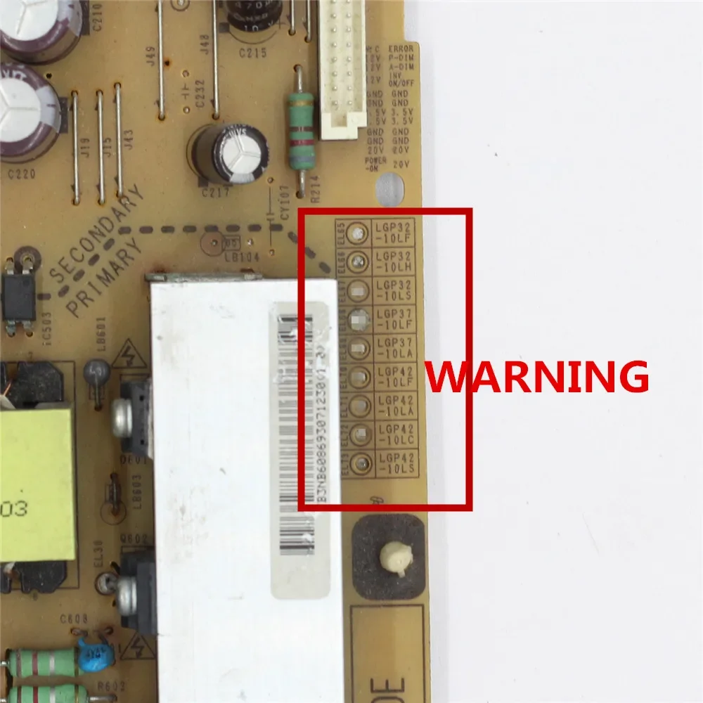 EAX61124201 للتلفزيون 32 بوصة/37 بوصة/42 بوصة لوحة إمداد الطاقة الأصلية EAX61124201 16 لملحقات EAX61124201/16 تلفزيون 32/37/42 بوصة