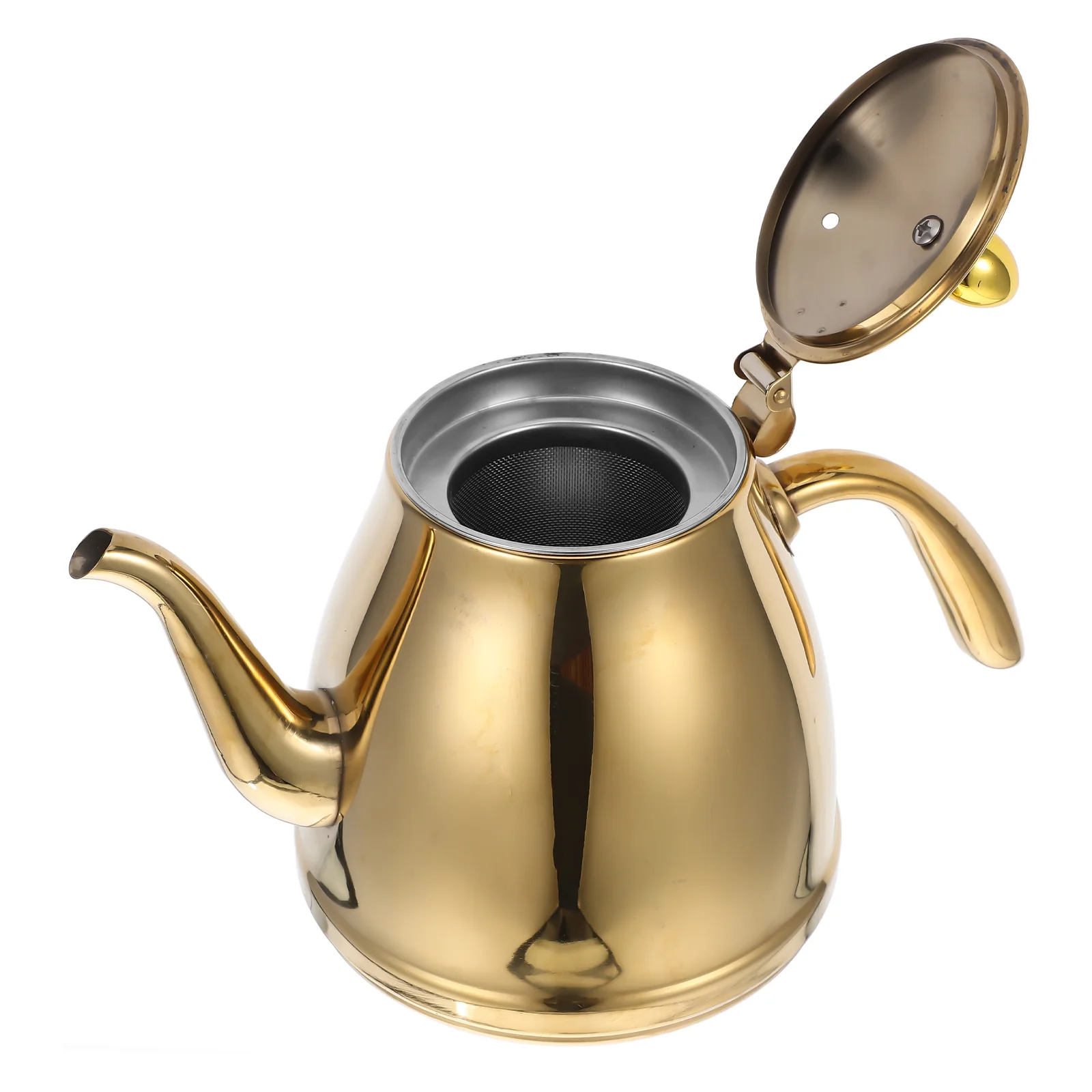 

Stainless Steel Teapot Kettle for Utensils Cute Kitchen You Gooseneck Pots Ninja Portable