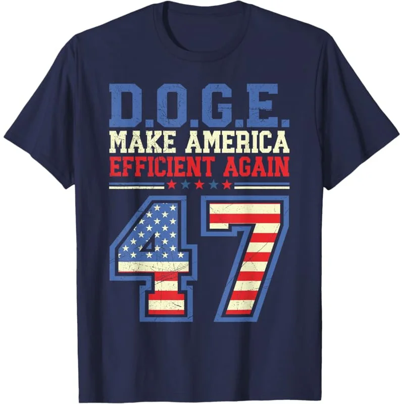 Trump 47 2024 DOGE D.O.G.E. Make America Efficient Again T-Shirt