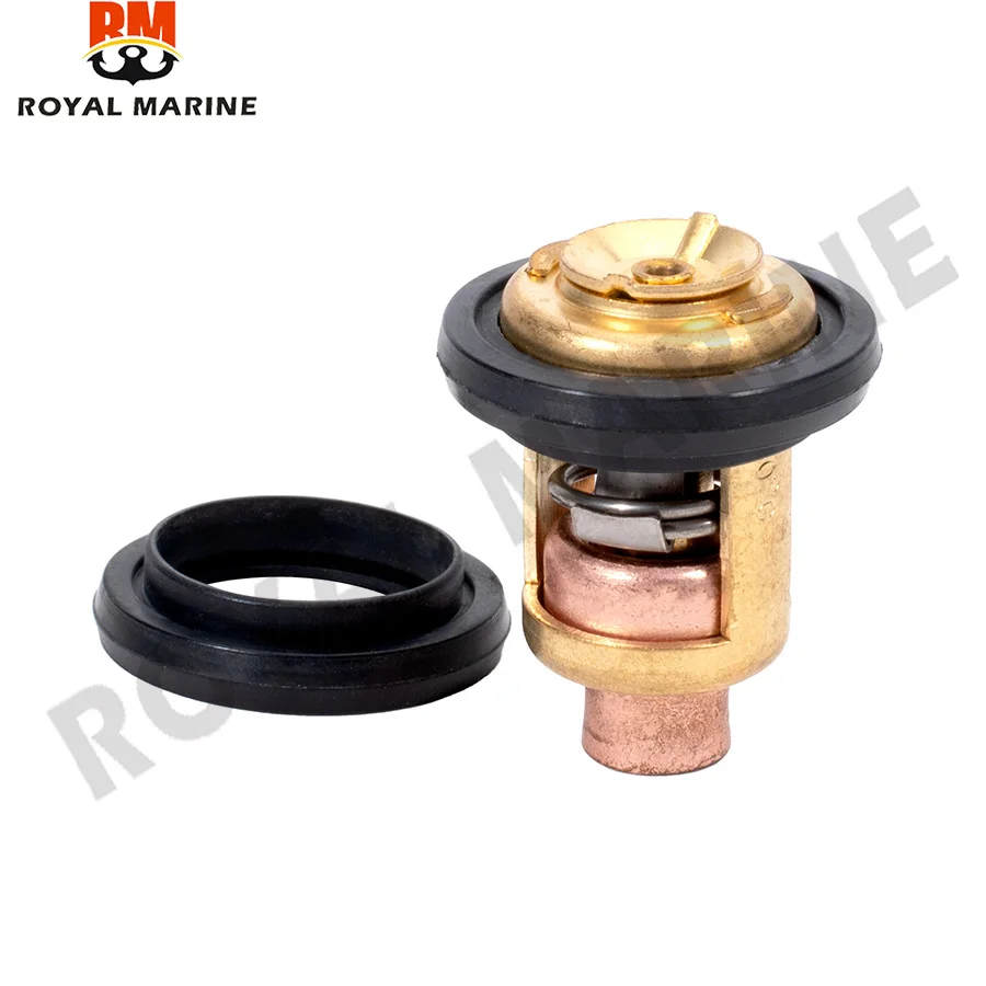 50 degree Thermostat 6E5-12411 688-12411 6H3-12411 6E5-12411-10 for Yamaha FOR SUZUKI Outboard Motor 15HP 25HP 30HP 40HP- 220HP