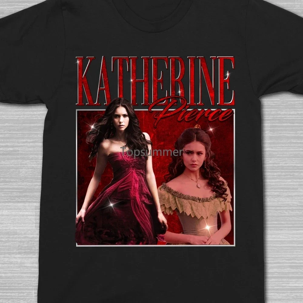 Katherine Pierce Nina Dobrev The Vampire Diaries Movies 90S Vintage Valentine Shirt Gift For Men Women Mother Father Day