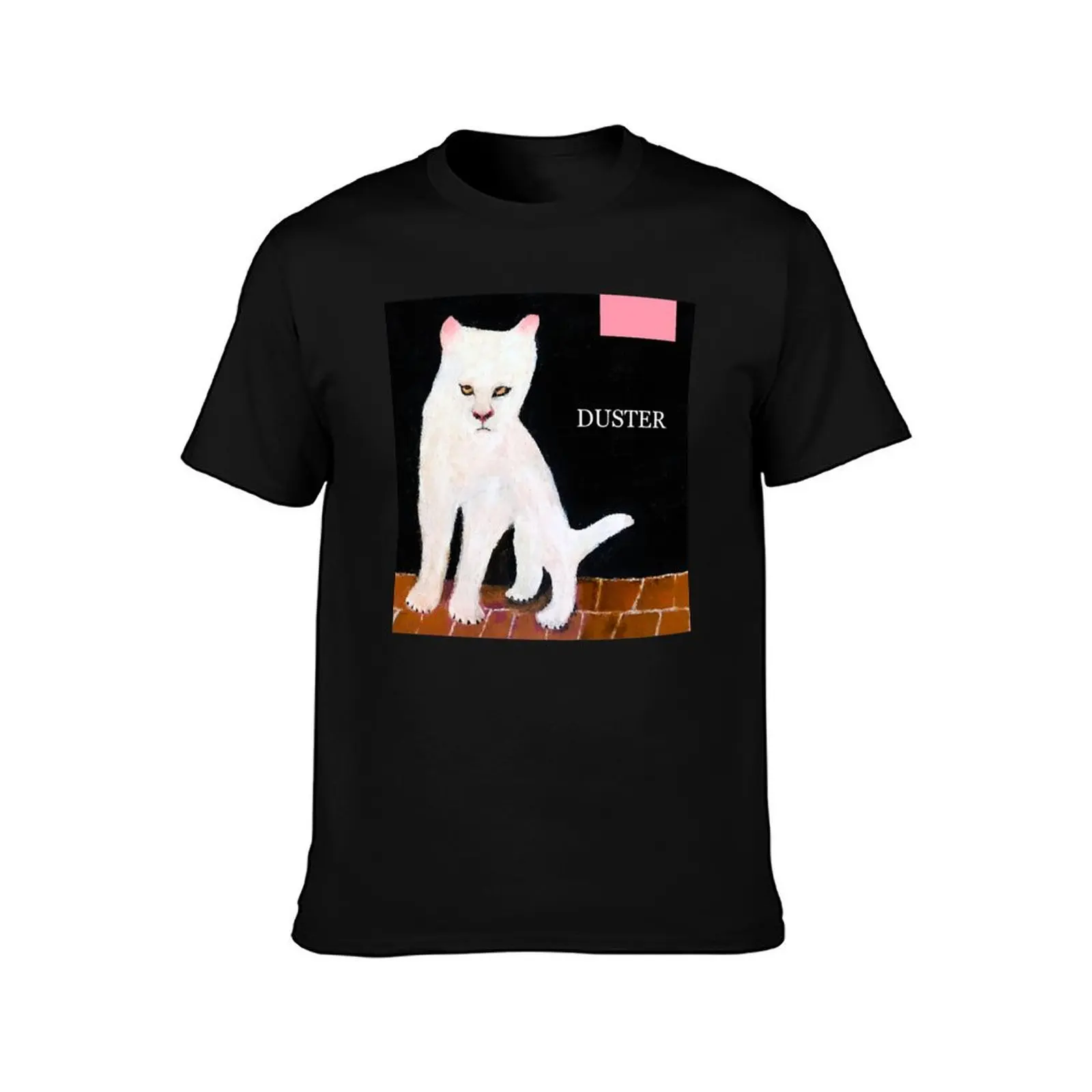 DUSTER Band T-Shirt Summer Casual Cotton Tee Oversized Streetwear Tops Vintage Graphic Print Loose Fit Short Sleeve