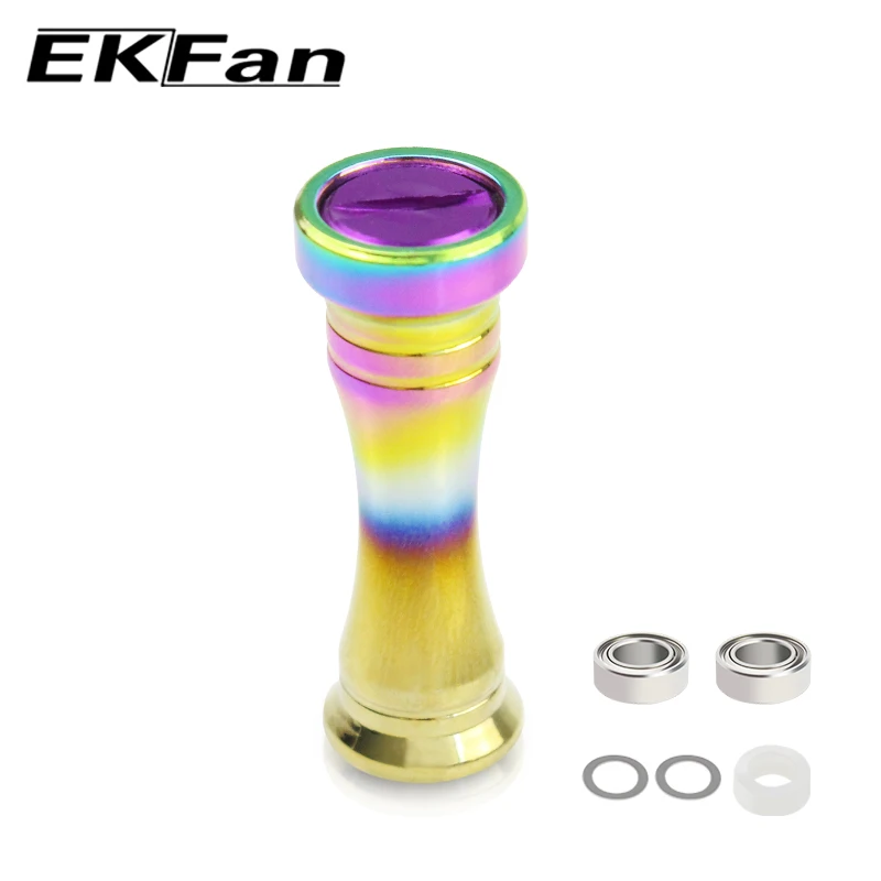 Ekfan Colorful TITANIUM Alloy Material Knob For Sea fishing DAI&SHI Spinning Bastcasting Reel Handle