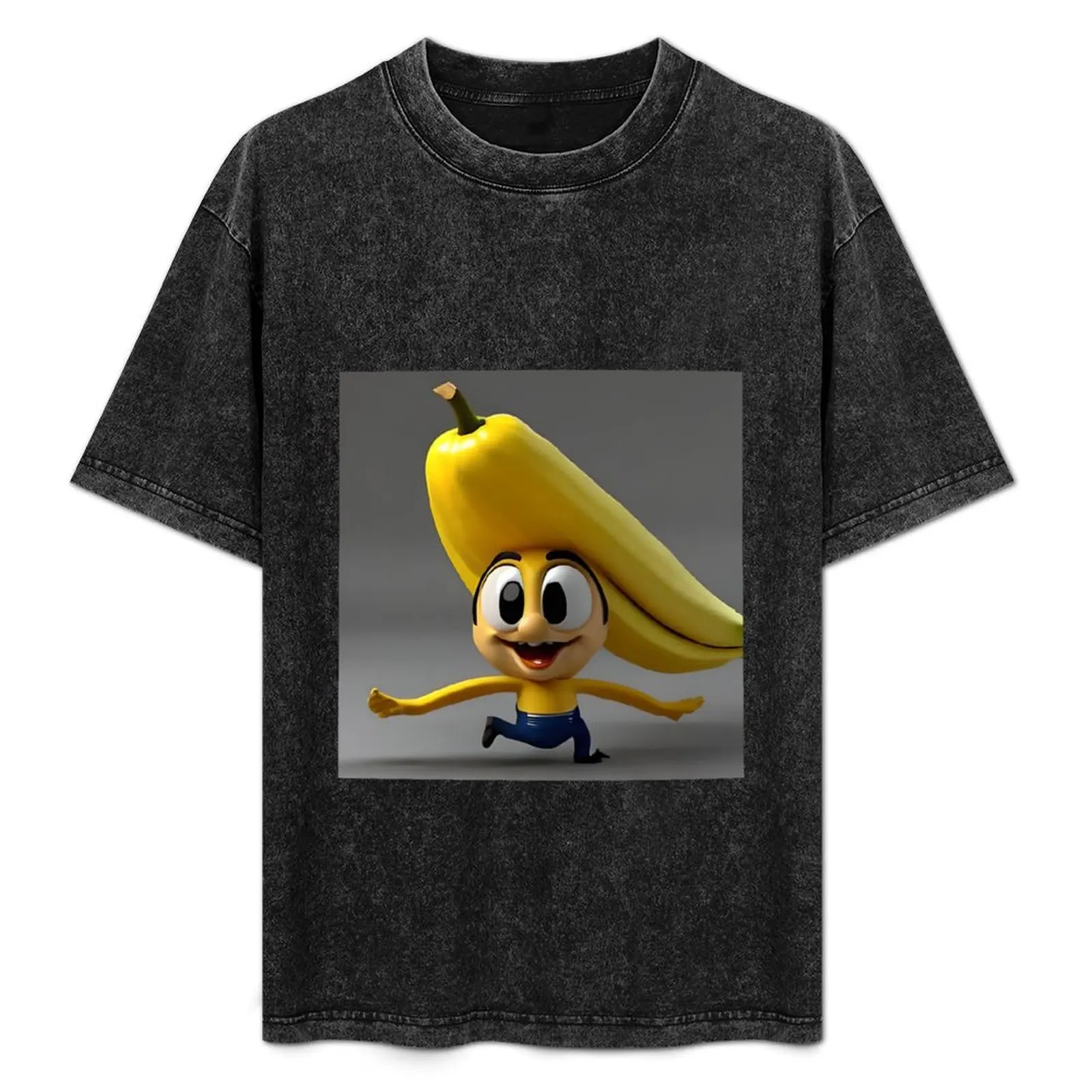 

Happy Banana Boy T-Shirt Casual Everyday Wear T-Shirt
