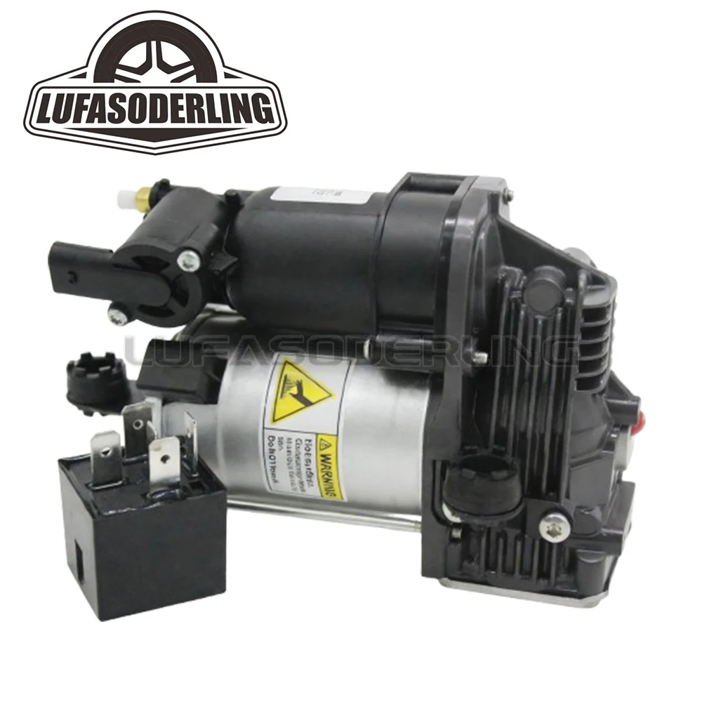 AIR SUSPENSION COMPRESSOR PUMP W/BRACKET BUSHING + RELAY FOR MERCEDES S-CLASS W221 SL550 2213200704 2213201704 2213201604 NEW