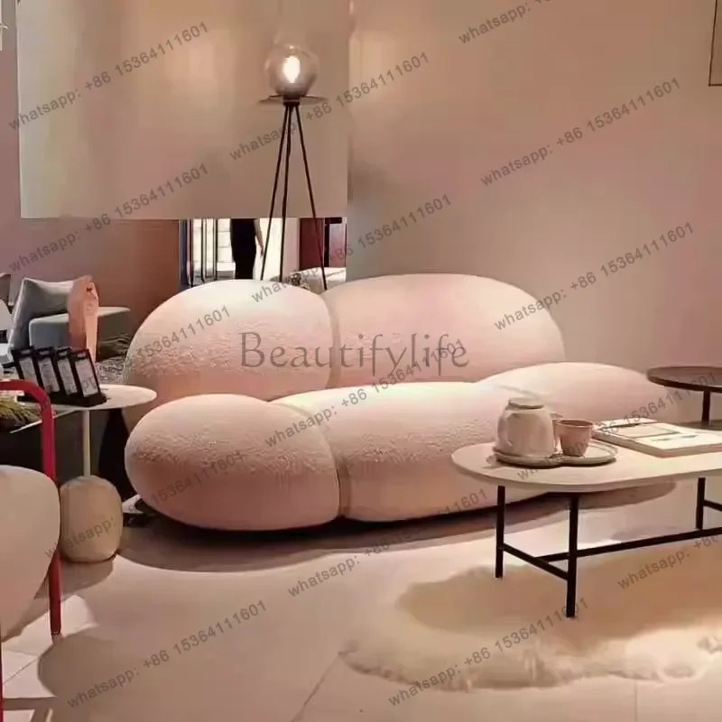 European Designer Living Room Sofas Minimalist Soft Nordic Living Room Sofas Lounge L Shaped Couch Wohnzimmer Furniture For Home