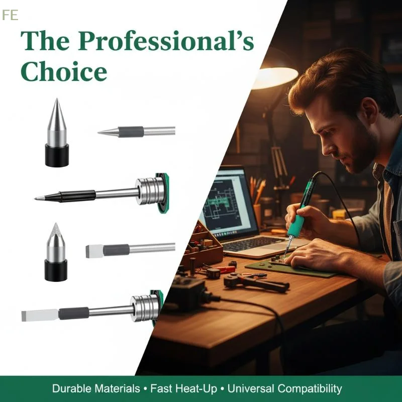 

[F] 3Pcs Soldering Iron Tip USB Soldering Iron Tip 5V Battery Soldering Iron Tip Soldering Rework Accessories