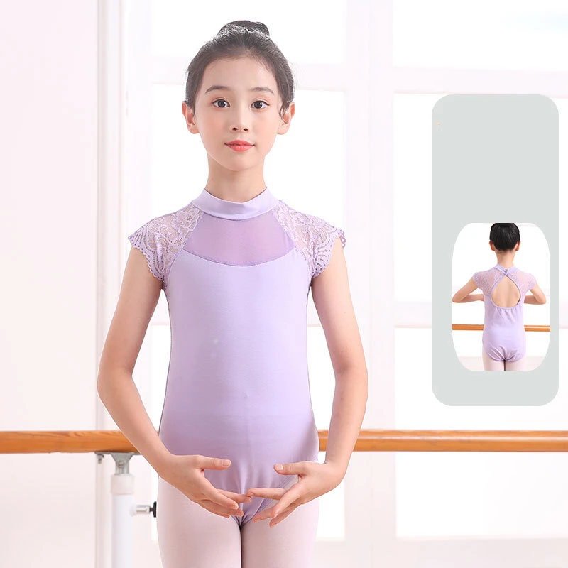 Child Kids Girls Ballet Leotard Tops Costume Ballet Outfit Children Baby Lace Dancewear Gymnastics Dancer Clothing