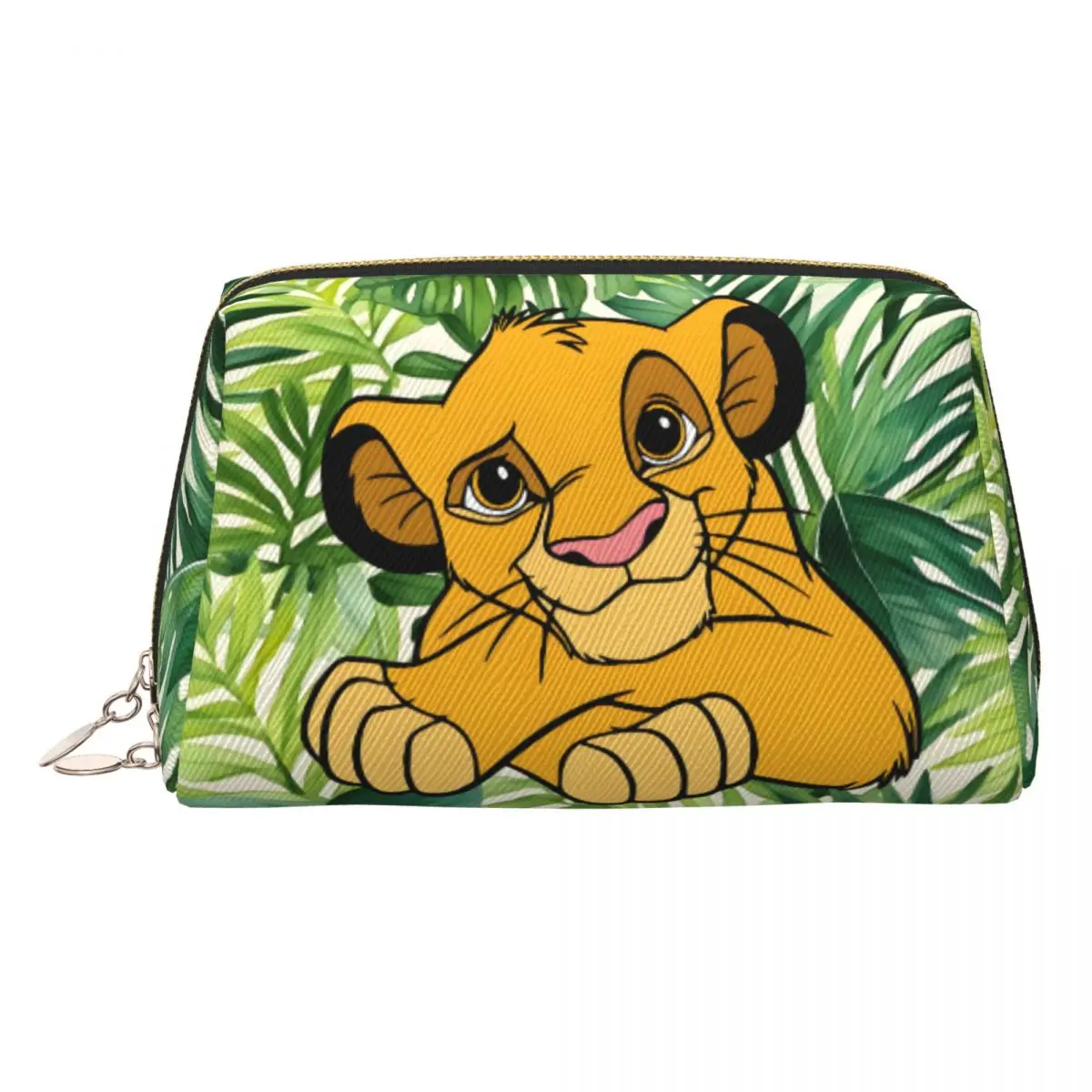 

Custom The Lion King Movies Cartoon Toiletry Bag Women Hot Cosmetic Makeup Organizer Lady Beauty Storage Dopp Kit Box