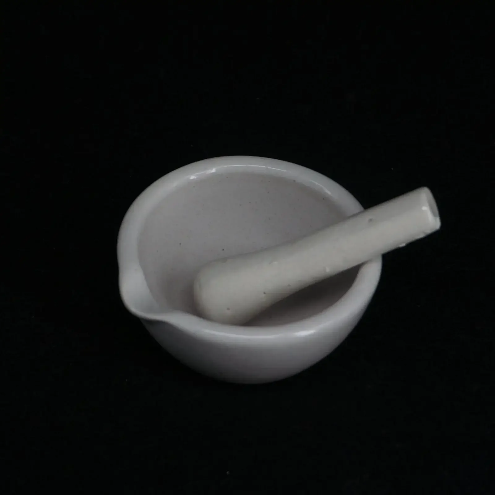 80mm Ceramic Porcelain Mortar And Pestle Mix Grind Bowl Set Herbs Kitchen