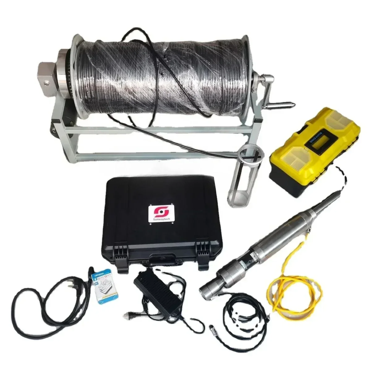 

Smart Borehole Inspection Camera with Real-Time Video Underground Water Well Camera Kit with Long Cable for Deep Holes