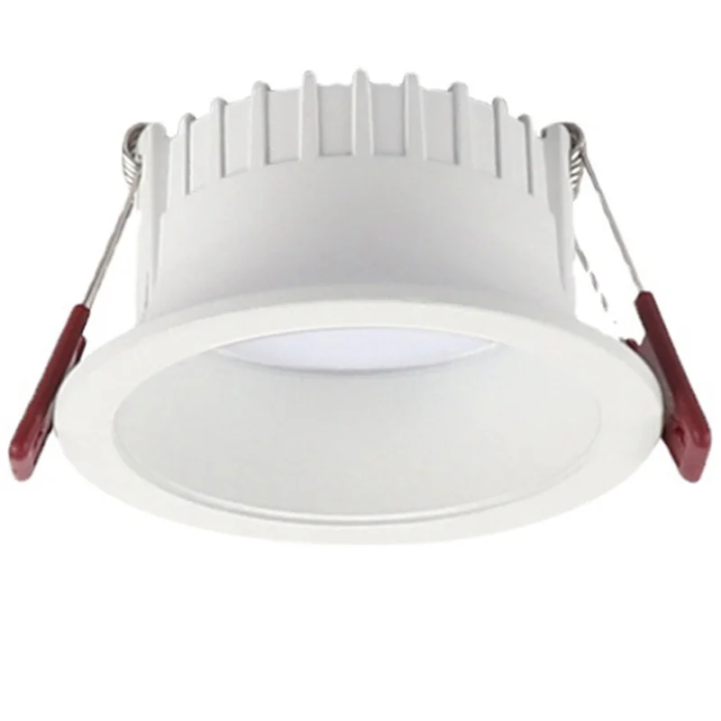 【Hot Selling】Round Anti-Glare LED Light Recessed Downlight Ceiling Light Spotlight Suitable For Indoor Lighting