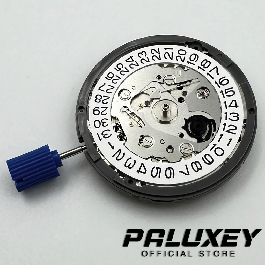 自動機械式ムーブメント巻き、白いdatewheel、巻き戻しセット、高精度、24ジュエリー、nh35