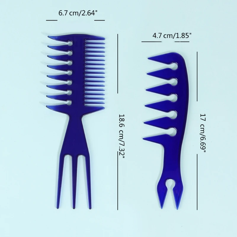 Bộ Lược Chải Tóc Mặt Lược Nhuộm Tóc Và Cắt Tóc Chống Tĩnh Điện Và Chịu Nhiệt Dropshipping