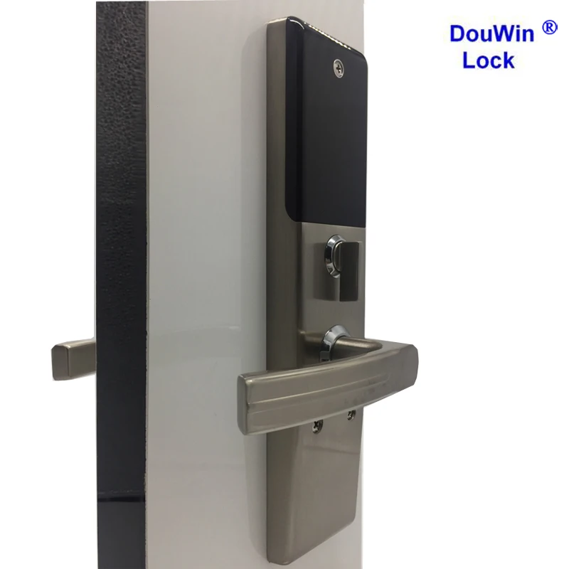 Cerradura de puerta con código pesado, cerradura de tarjeta con llave inteligente, cerradura electrónica para puerta de casa