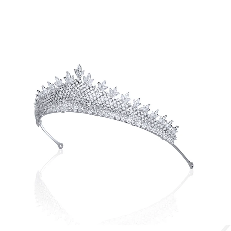 Beautiful Cubic Zirconia Tiara for Wedding,Crystal Bridal Headpiece Diadem for Girl,Prom,Party Head  Jewelry CH10259