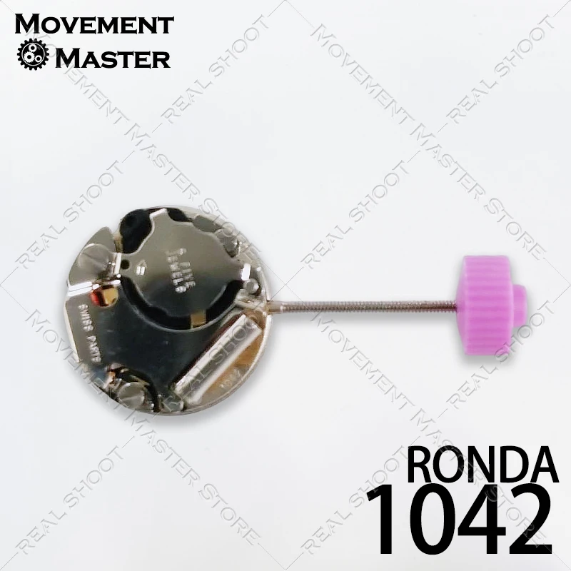 กลไกนาฬิกาควอตซ์รอนดา 1042 ขนาดเส้นผ่านศูนย์กลาง 10.4 มม. แบบ 2 เข็ม หมายเลข แบตเตอรี่ 335 สำหรับซ่อมและอะไหล่ทดแทน