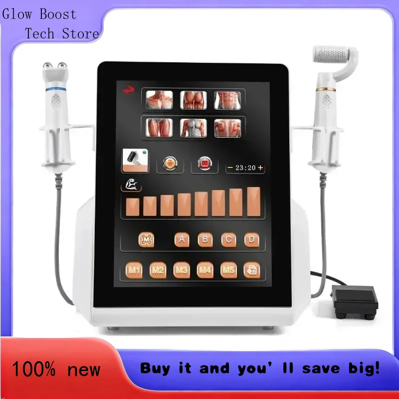 Glow Neuankömmling RFEMS Plasma Plasma Ems Rf Face Anti-Aging Lifting Faltenentfernung Muskelstimulation