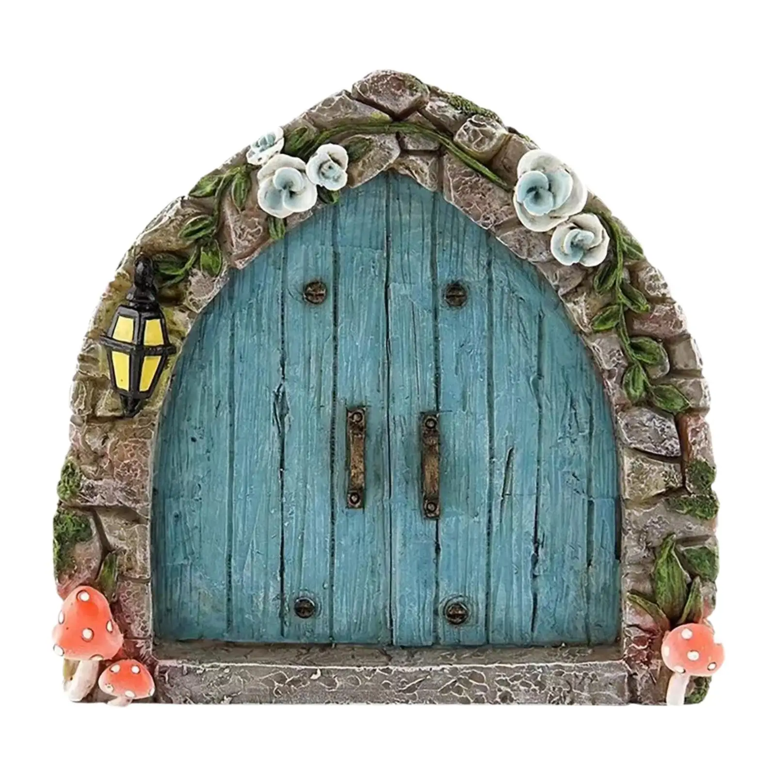 Decorative Wooden Miniature Fairy Door Garden Art Accessory for Outdoor Garden Ornaments