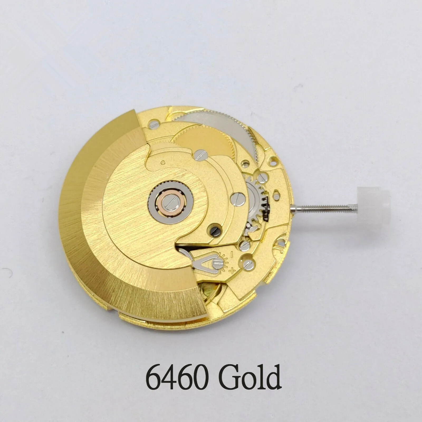 عالية الدقة أبيض/ذهبي 25 جواهر Date@3 حركة ساعة ميكانيكية أوتوماتيكية 4 أيدي لـ ETA 2836-2 GMT Hangzhou 6460 #5