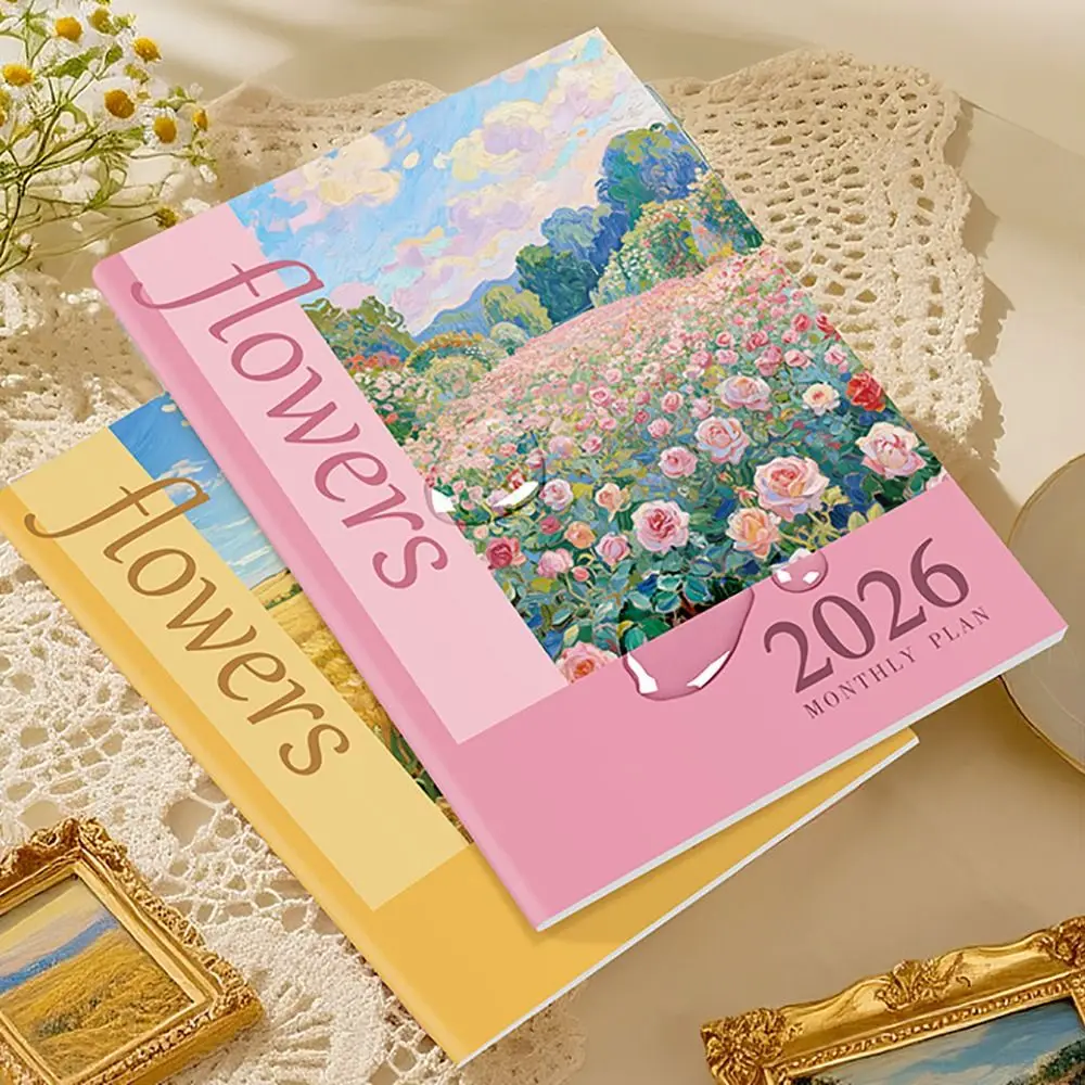 A4 A5 2026 Schedules Notebook 24 Sheets Work Efficiency Planner Notebook Life Check-in Learning Plan Agenda Planner Students