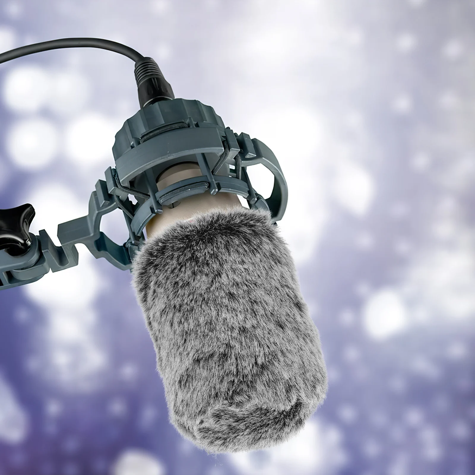 

Microphone Windscreen Cover Thickened Windproof Mic Cover For Outdoor Ktv Live Streaming Supple Mic Protectors