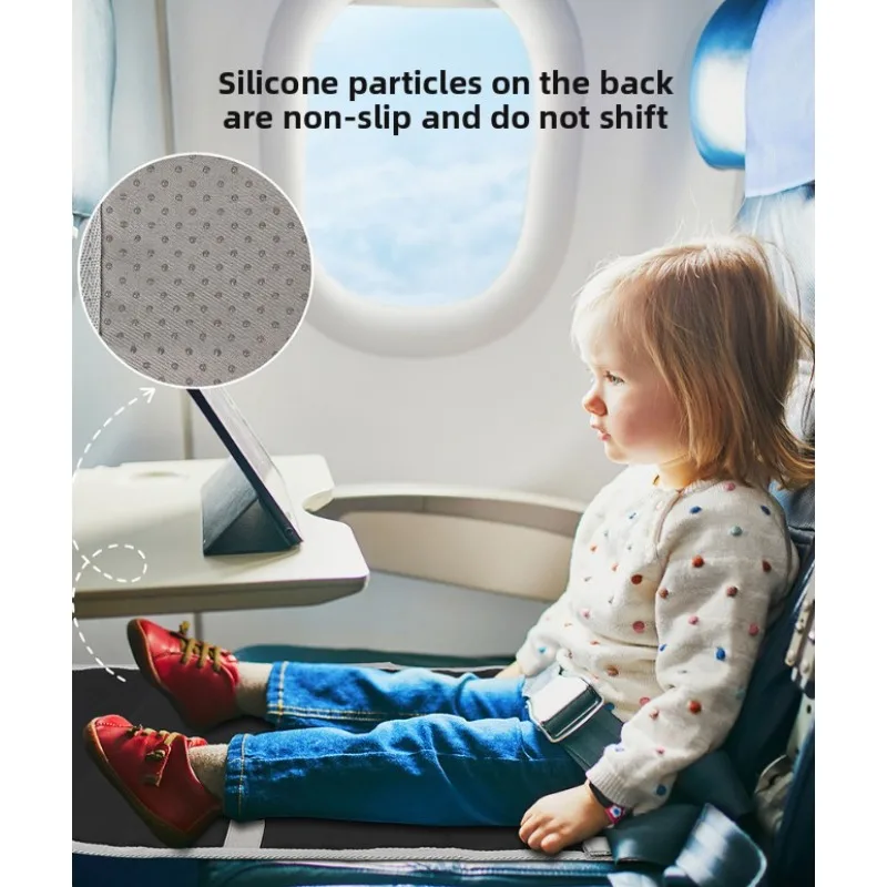 Kids Airplane Seat Extender, Portable Travel Extension Mat, Toddler Airplane Travel Hammock Bed for Flight