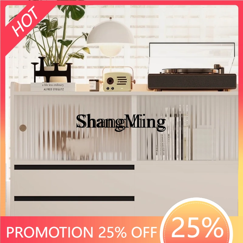 

SM New Modern Cream Wind Diverse Storage Living Room Furniture Edge Cabinet