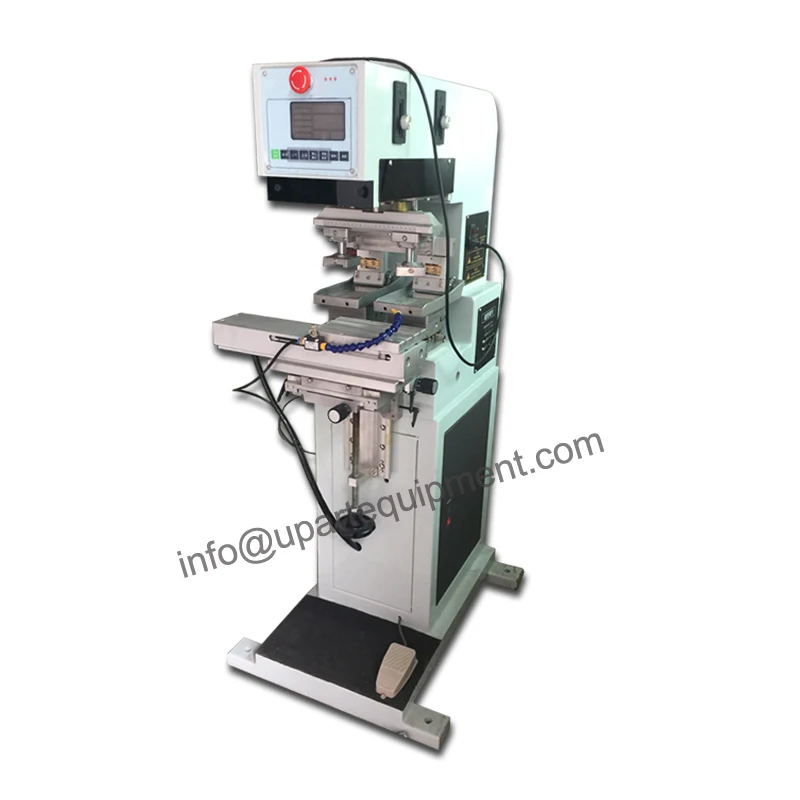 

Automatic Stand Two Color Open Inkwell Pad Printer Pneumatic 2-Color Texts Logos Printing Machine For Toys Dailys