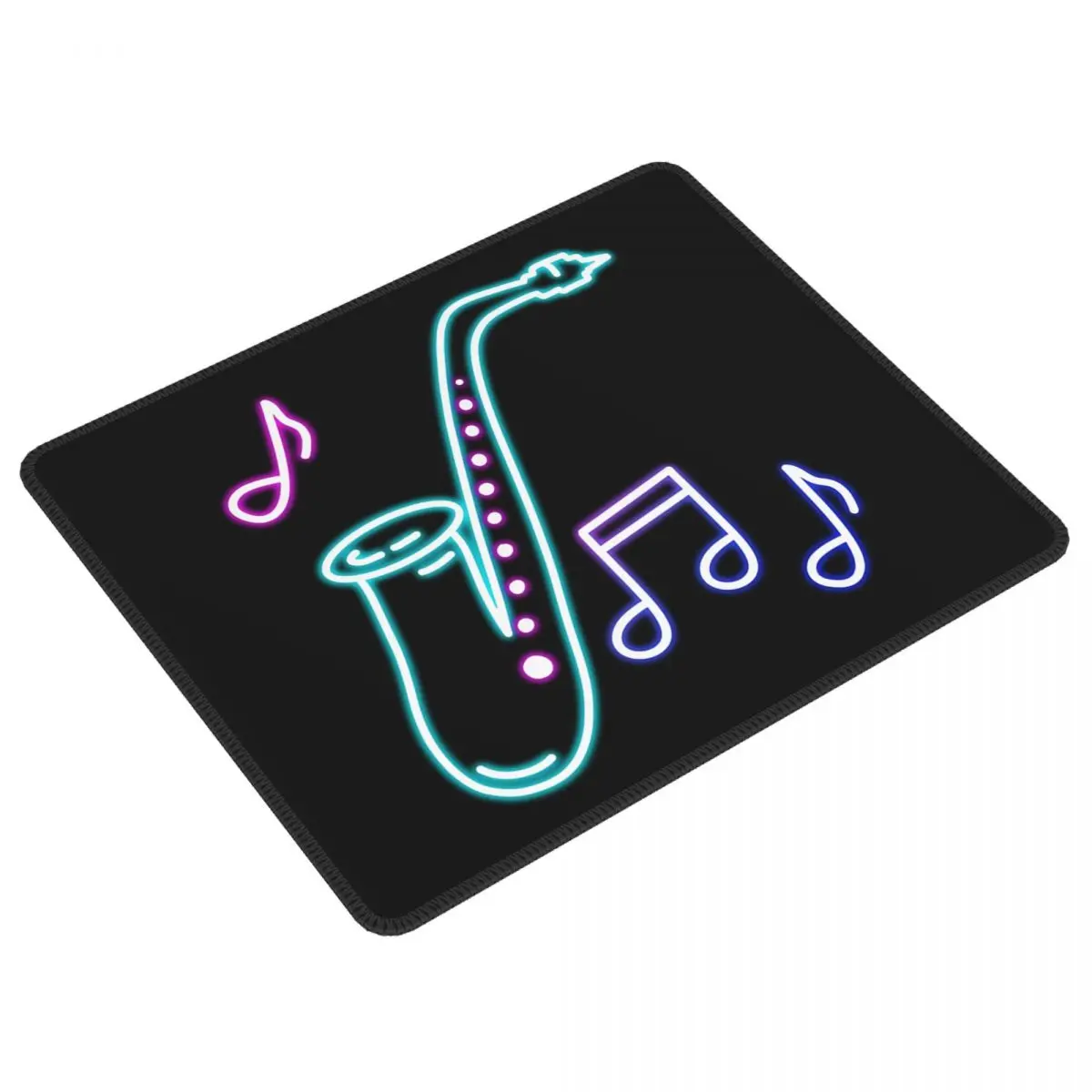 

Saxophone And Note Icons Mouse Pad Computer Keyboard Mouse Mat Gamer PC Desk Mat Office Accessories Table Mats