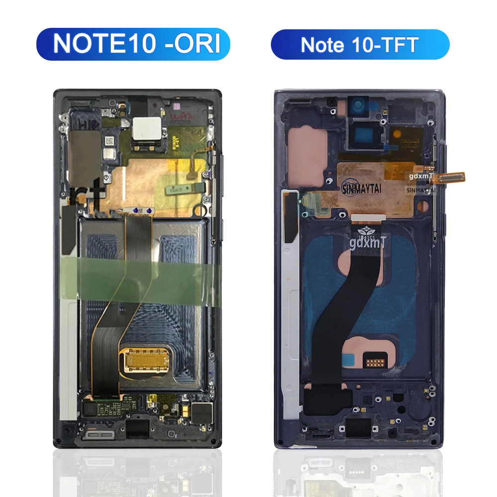 Display For Samsung Note 10 Replacement, For Samsung Note 10 N970 SM-N970F SM-N9700 LCD With Frame Touch Screen Digitizer