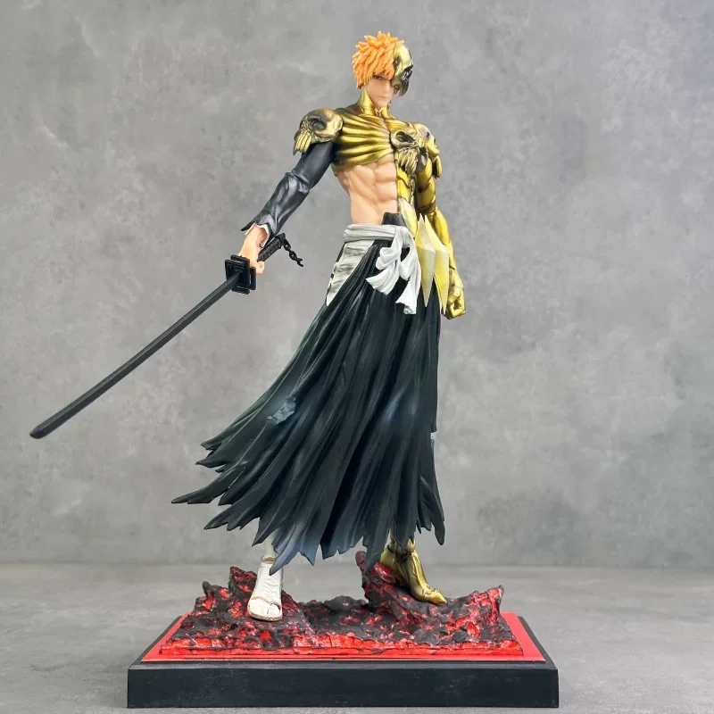 29cm Anime Bleach Hell Chapter Kurosaki Ichigo Figur Modell Spielzeug Statue PVC Actionfigur Sammlerstück Desktop-Ornament Fan-Geschenk