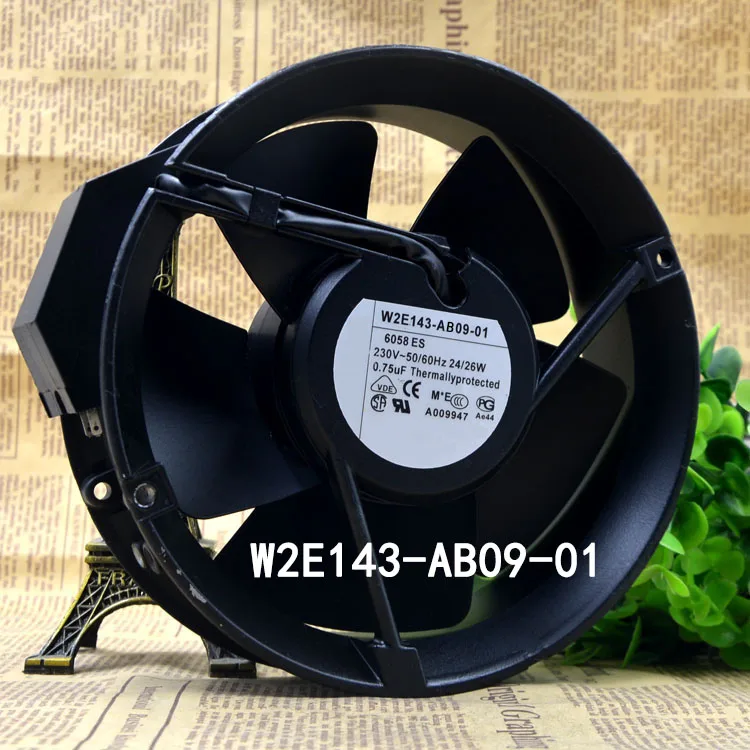 1PIECE W2E143-AA09-25 AA09-01 AB09-06 AB09-01 Industrial control fan