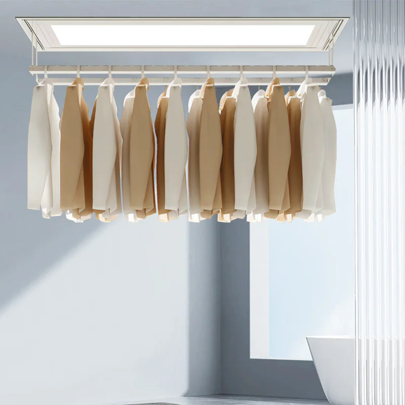 Smart Electric Clothes Drying Rack with Lighting Convenient for Faster Drying Results for Indoor and Balcony Use