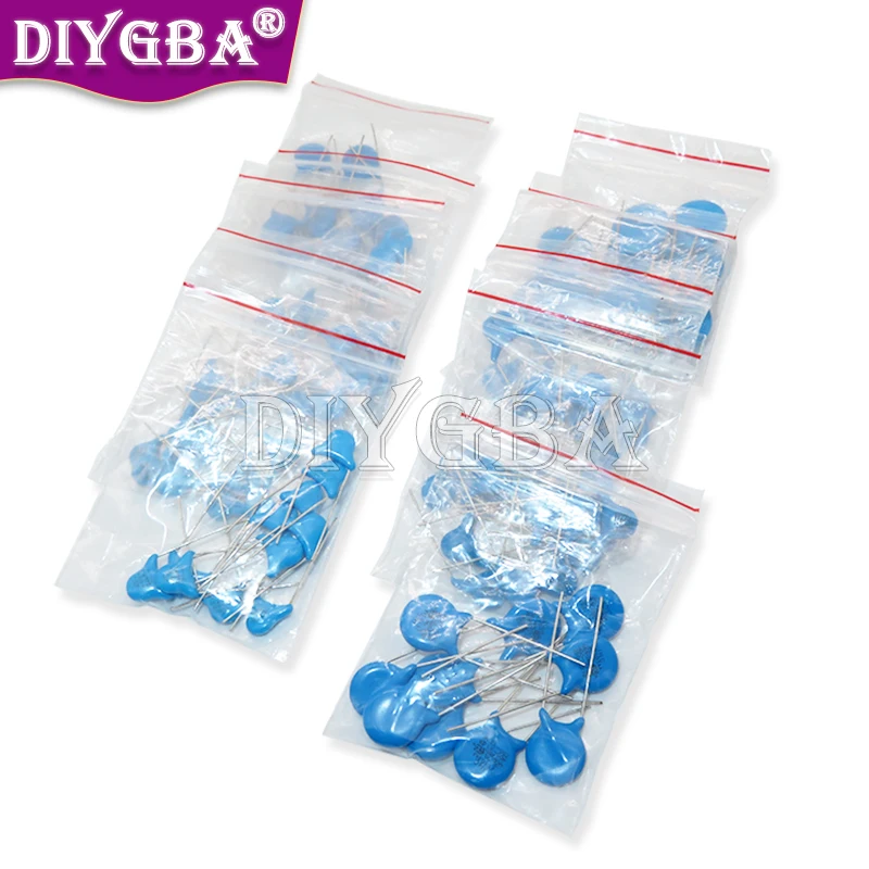 DIY KIT 100PCS/Set Safety Y Capacitor KIT 400VAC 250VAC 471 102 222M 472M 103M 10Values Each 10PCS