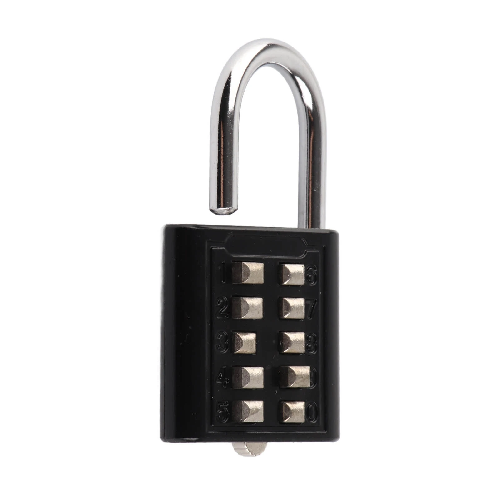 Security Padlock 10 Digits Push Button Combination Outdoor Waterproof Padlock for Gym Cabinet Gate Toolbox Suitcase hot