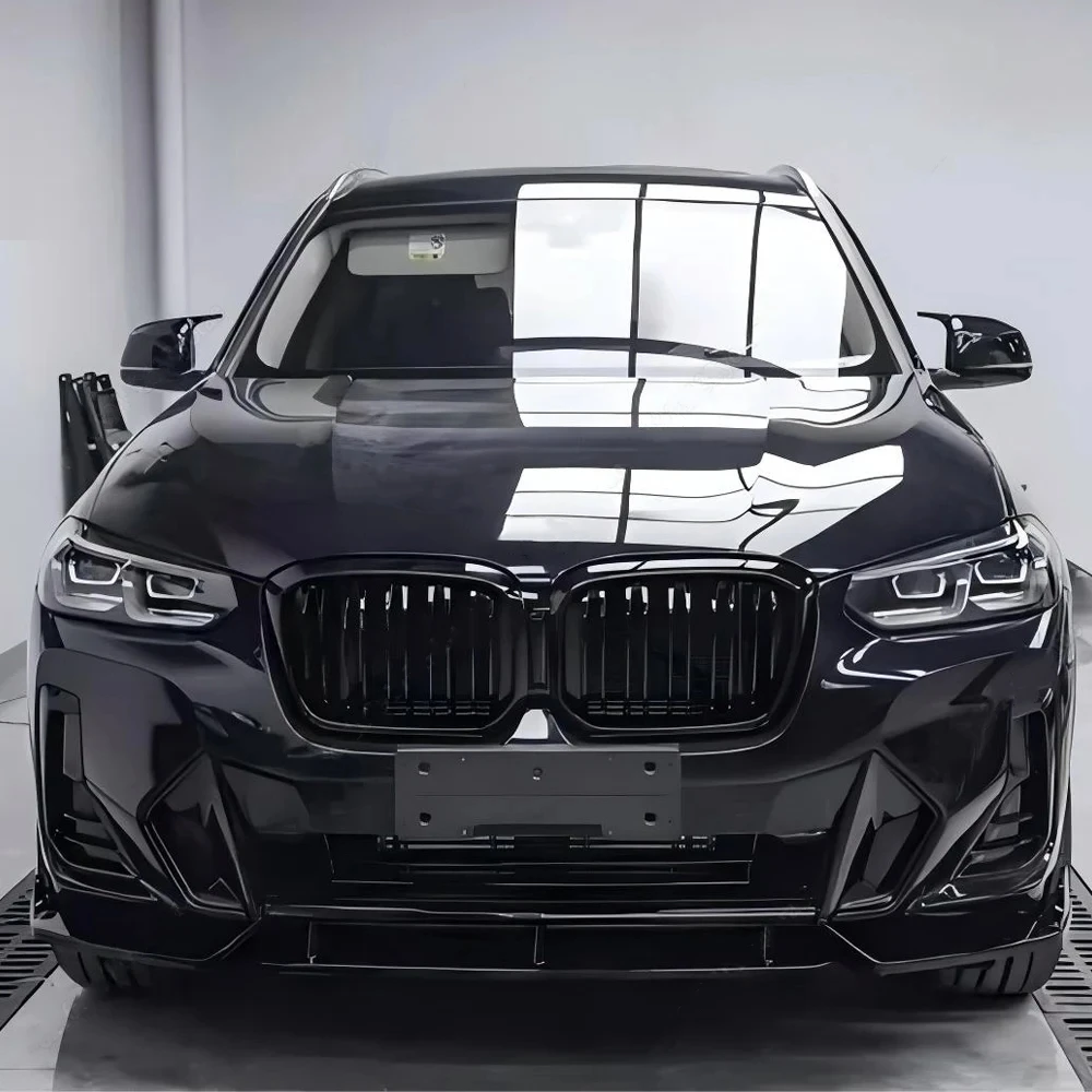 For BMW X3 G01 X4 G02 IX3 M-Pack 2022 2023 2024 Car Front Bumper Lip Spoiler Splitter Diffuser Accessories Body Kits Cover