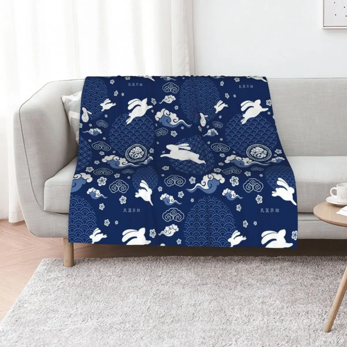 WangXian Qixi Festival Mask [SEAMLESS] Throw Blanket Stuffeds Plush Decorative Sofas Custom Softest Single Blankets