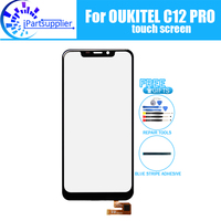 6.18 inch for OUKITEL C12 PRO Touch Screen Glass 100% Guarantee Original Digitizer Glass Panel Touch Replacement For C12 PRO