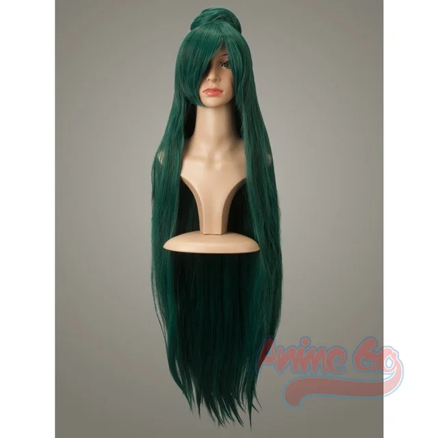 Peruka do cosplayu Anime Sailor Pluto Meiou Setsuna, długa peruka, rekwizyt