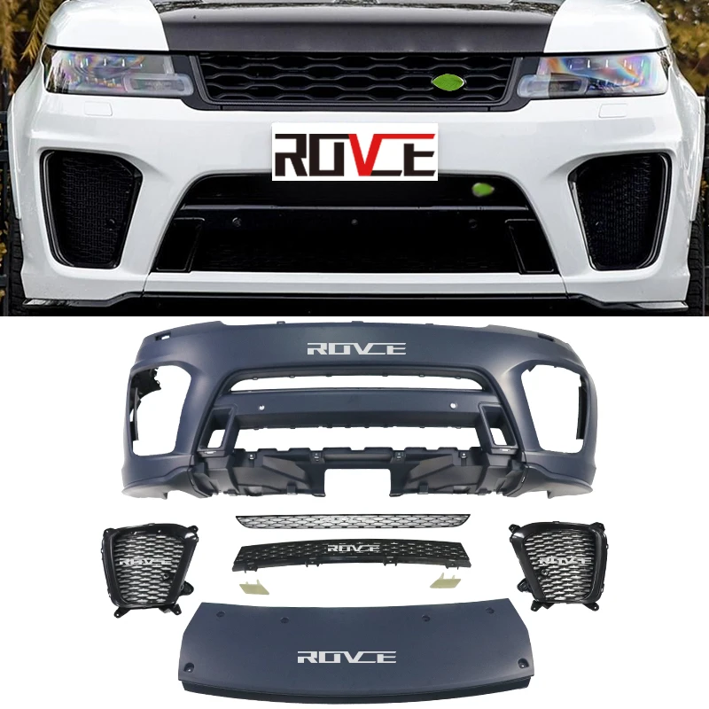 High Quality Car Body Kit Parts Front Rear Bumper Grille Tail Throat For Range Rover SPORT SVR L494 2018-2021