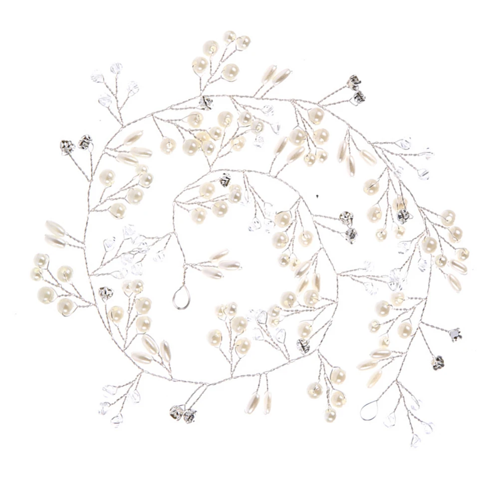 

Pearl Headb Hair Wedding Decorative Bridal Accessories Elegant Sweet Fairy Look Fashionable Party Prom Bride Headwear