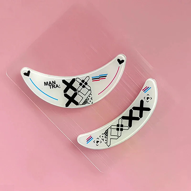 Glass  Glide Feet Pads Mouse Feet Sticker for  Dragonfly  Wireless Gaming Mouse Rounded Curved Edges