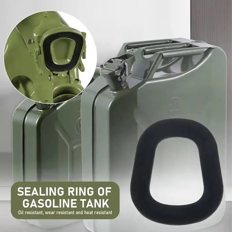 

5Pcs Car Oil Drum Sealing Ring Rubber Gasket Spare Oil Tank Seal Anti-Overflow Fit for NATO Gasoline Tank